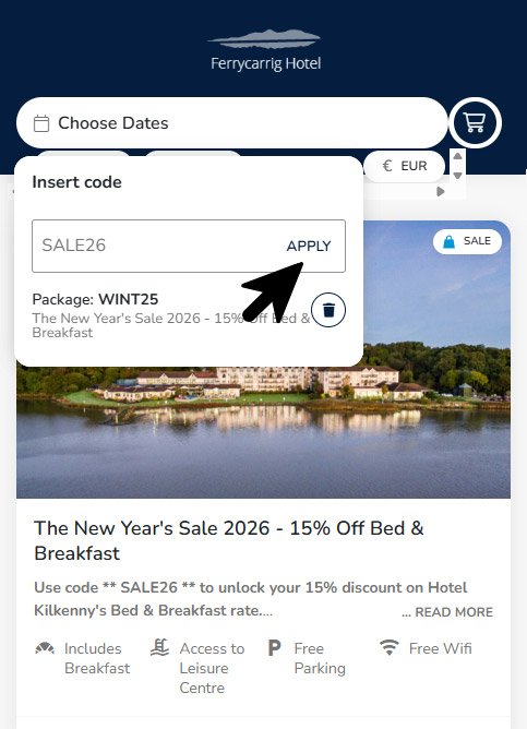 Ferrycarrig Hotel New Year Sale Applymobile